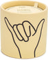 Paddywax Candles Impressions Artisan Hand-Poured Scented Candle, 5.75-Ounce Jar, Hang Loose Shaka - Ocean Rose + Bay...