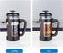 Easyworkz French Press 12 oz Coffee Tea Maker with Borosilicate Glass,Soft Grip Handle...