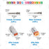 Glarks 54Pcs 4 Pin Way Sealed Gray Male and Female Auto Waterproof Electrical Wire Connector Plug 22-16AWG Connector for Motorcycle, Scooter, Car,...