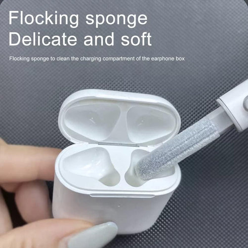 Earphone Cleaner Kit - Multi-Function Bluetooth Earbuds Cleaner kit - Perfect Cleaner Kit Pen for Phone Charging Port, Earbuds, Wireless Earphone,...