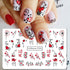Valentine's Day Nail Stickers DIY Water Transfer Nail Stickers Heart Love Cute Bear Self Adhesive Water Transfer Nail Decals Sexy Lips Love Letter...