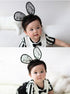 2-Pack Easter Bunny Headbands Rabbit Ears Lace Elastic Bow - Cute Stretch Hairbands for Baby Girls , Newborn,Toddler and Children (2 Colors)...