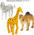 ArtCreativity Safari Animal Figurines Playset for Kids, Set of 12, Assorted Small Animal Figures, Sturdy Plastic Toys, Fun Zoo Theme Birthday Part...