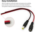 18AWG DC Power Cable, 6 Pairs DC Power Pigtail Cable Wire, 12V 5A Male & Female Connectors, Suitable for CCTV Security Cameras and Lighting Power ...