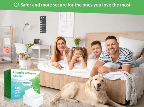 Laundry Detergent Sheets Vegan, No Plastic Jug, No Mess & Liquid Free, Laundry Sheets in Washer, Hypoallergenic, Plant Powered Laundry Detergent S...