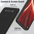 for TCL 10 5G / TCL 10 5G UW (T790s) Phone Case with Glass Screen Protector, 360° Rotatable Ring Holder Magnetic Kickstand/Stand Silicone TPU Shoc...