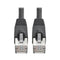 Tripp Lite Cat6a Snagless Shielded STP Patch Cable 10G-Certified, PoE, Black M/M 1ft 1' (N262-001-BK)...