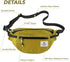 4Monster Hiking Waist Packs Portable,Water Resistant Fanny Bag with Adjustable Strap,Lightweight Crossbody Chest Bag Slim Bag...