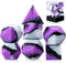 DNDND Silicone DND Dice Set, 7PCS Silicone Rubber D&D Die with Clear Plastic Display Case for Dungeons and Dragons Role Playing Games and Tabletop...