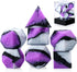 DNDND Silicone DND Dice Set, 7PCS Silicone Rubber D&D Die with Clear Plastic Display Case for Dungeons and Dragons Role Playing Games and Tabletop...