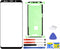 Front Glass Outer Screen Lens Replacement for Samsung Galaxy S9 SM-G960 Series 5.8" with Frame Adhesive and Tool Kit (Black)...