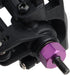 12mm Hex Wheel Hub Mount, Aluminum 7mm Thick with 2x10mm Stub Axle Pins for 1/10 Slash 4x4 & HQ 727 RC Cars Replacement Upgrade Parts (Purple)(Set...