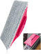 Multifunctional Glass& Window Track Cleaning Tools, Soft Frosted Glass Window Washer Cloth Brush with Study PVA Handle and Scraper, Window Cleaner...