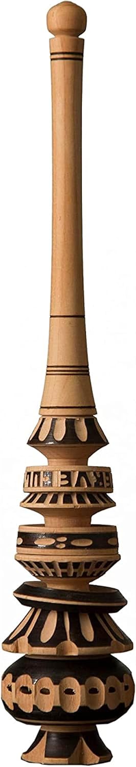Traditional Molinillo Whisk by Verve CULTURE, Wooden Stirrer and Frother for Mexican Hot Chocolate, Authentic Mexican Cookware, Handmade Wooden Ki...
