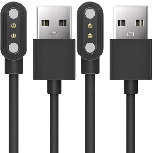 Compatible with LW77 Smartwatch Charger, Lamshaw 100cm Magnetic USB Charging Cable Replacement Charger Cable Compatible with Parsonver LW77 Smart ...