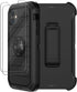 for iPhone 12 Case, iPhone 12 Pro Case with Belt Clip Holster, 2X Screen Protector, Heavy Duty Military Grade Full Body Shockproof Rugged Protecti...