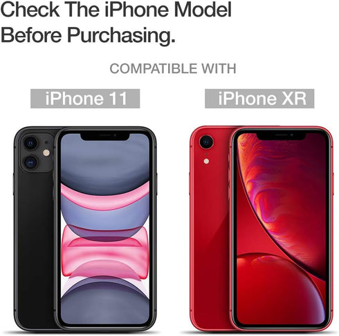 Screen Protector for Apple iPhone 11 and iPhone XR - 3 Pack (w/Installation Frame) Tempered Glass Screen Protector Compatible iPhone 11 / iPhone X...