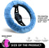 Andalus Brands Fluffy Wool Sheepskin Steering Wheel Cover, Soft & Fuzzy Plush, Universal Fit 14 1/2-15 1/2 Inch, Anti-Slip, Comfortable & Luxuriou...