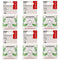 RADIUS Peppermint Dental Floss 55 Yards Vegan and Non-Toxic Oral Care Boost Total Tooth & Gum Protection Clear - Pack of 6...