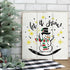 Christmas Stencils for Painting on Wood 12 Inch & 6 Inch - Large Round Holiday Stencils for Crafts Reusable for Signs, Canvas, Fabric & More – Gri...