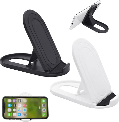 Cell Phone Stand?2Pack Portable Foldable Desktop Cell Phone Holder, Adjustable Universal Multi-Angle Cradle Stands for Tablet iPad iPhone 15 14 13...