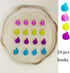LBKKC 24 pcs Self Adhesive Thumb Hooks, Silicone Wall Decoration Hook with night light, Multifunctional Key Hook Home Office Thumbs Up Cord Holder...