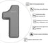 3D Silicone Cake Pans Large Number Cake Mould Novelty Cake Tins DIY Baking Mold for Birthday Wedding Anniversary 10 inch Number of 6...