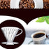 V 02 60° Cone Plastic Coffee Dripper, 1-4 Cups, Pour Over Coffee Maker, Reusable Coffee Filter Cup, Slow Brewing Accessories for Home, Cafe, Resta...