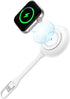 Portable Apple Watch Charger, 1200mAh Magnetic Keychain Wireless Power Bank Watch Charger for iWatch, Portable Magnetic Smart Watch Charger for Ap...