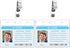 Clear ID Badge Holder with Metal Badge Clips, 2 Pack Soft Plastic Badge Card Sleeves Waterproof Credit Card Protector Transparent Name Card Case f...