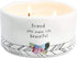 Pavilion Gift Company Friend You Make Life Beautiful - Double Wick Butterfly Candle in Ceramic with 100% Soy Wax & Cotton Wicks - Tranquility Scen...