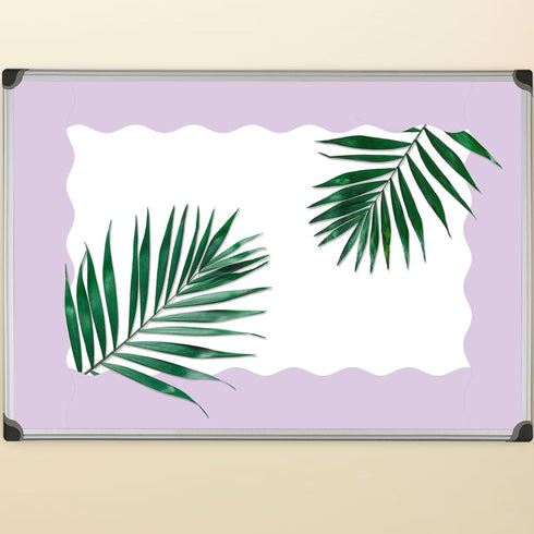 Lavender Bulletin Board Border Light Purple Scalloped Border Trim for Classroom 52ft One Roll...