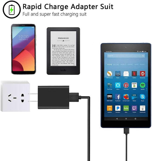 Fast Charger for Samsung Galaxy Phone - Galaxy J8 J7 J6 J5 J4 J3 J2 J1 Prime Pro, J7 Sky Pro, 2018 2017 2016, S6 S7 Edge, LG Q6 K7, Nexus 6 5, Mot...