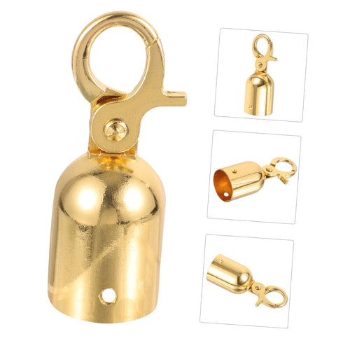 DOITOOL 5pcs Rope end Stop Crowd Control Rope Ends Rope Fittings Hooks Fencing Rope snap Rope end snap Post Queue Hooks Deck Railing Cord end snap...