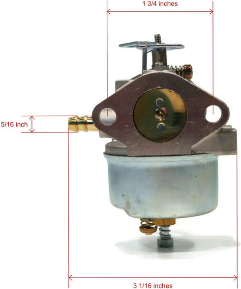 The ROP Shop | Carburetor Tecumseh Snow Blower Thrower 7hp 8hp HM70 HM80 Sears Craftsman 642...