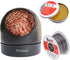 Portable Solder Tip Cleaner Metal Base Station Copper Cleaning Ball + 60-40 Tin Lead Rosin Core Solder Wire Reel + Solder Rosin Flux Paste 3-in-1 ...