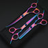 7 in 1 Dog Grooming Scissors Set, Pet Grooming Shears Dog Scissors Stainless Steel Straight & Thinning & Curved Shears Grooming Scissors for Dogs ...
