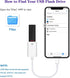 Lightning to USB Camera Adapter, Apple MFi Certified USB OTG Cable Converter for iPhone 14 13 12 11 Pro Max XS XR X 8 iPad, Support Camera, Card R...
