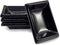 Happy Sales, Melamine Sauce Dipping Bowls, Sauce Dishes, Set of 4 pc Tetragon (Black)...