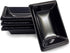 Happy Sales, Melamine Sauce Dipping Bowls, Sauce Dishes, Set of 4 pc Tetragon (Black)...