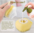 Dog and Cat Massage & Cleaning Brush - Premium Silicone. (Yellow)...