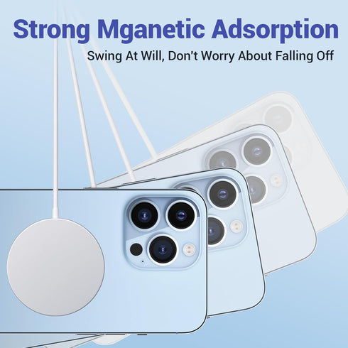 Compatible with Magnetic Wireless Charger?Fast Apple Mag-Safe Charger for iPhone 5 Pro Max/15 Pro/15/15 Plus/14/14 pro/14 plus/14 pro max/ 13/13 p...