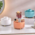 Makeup Brush Holder Organizer,360° Rotating Make up Organizer Storage,5 Slot Makeup Brushes Cup,for Vanity Decor,Bathroom Countertops,Desk Storage...