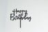 Happy Birthday Cake Topper. Cake Party Decorations, Acrylic Black Birthday cake Topper...