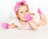 Geyoga 18 Pieces Baby Headband Newborn Socks and Mittens Sets Elastic Baby Essentials Boys Girls 0-6 Months...
