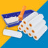 Small Paint Roller Kit, 15PCS 4 Inch Mini Foam Paint Roller Cover with 1 Paint Tray and 1 Roller Frame, Foam Paint Rollers Refills House Painting ...