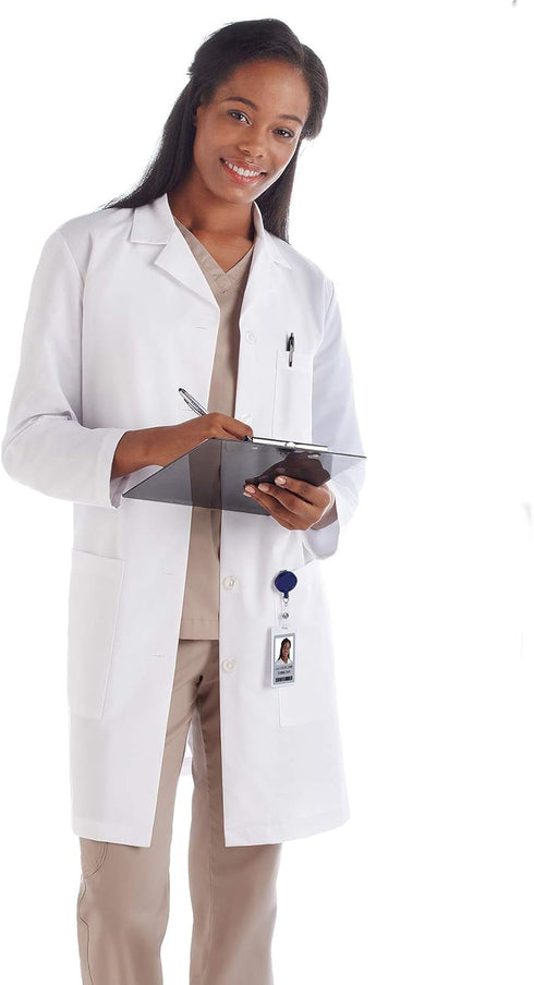 Meta 15113 Fundamentals Women's 37" Lab Coat White 4XL...