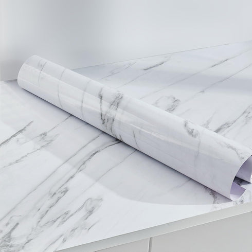 LONGYONG Marble Contact Paper for Countertops Peel and Stick Wallpaper Countertop Covers Peel and Stick Wrap Self Adhesive Waterproof for Counter ...