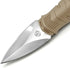 REAT mini EDC utility fixed blade knife, 6 inch 440C steel small spear point neck knife with necklace plastic sheath for outdoor, camping, hiking,...