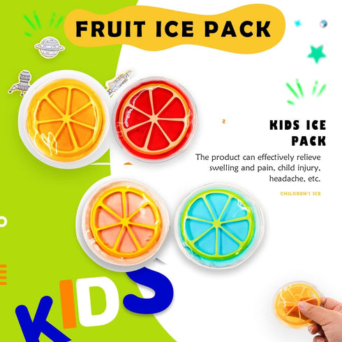 Boo Boo Ice Packs for Kids Toddler Reusable Baby Ice Pack, Kids Ice Pack, Hot or Cold Pack Gel Cooling Pad, for Pain Relief, Tired Eyes, Child Inj...